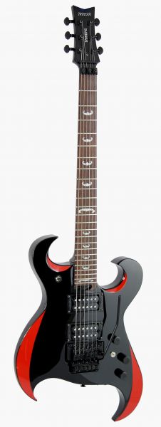 SyrenXT Black / Red - Tregan Guitars Store